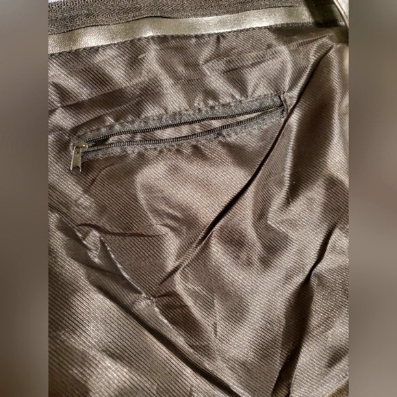 EUC Dogs on Motorcycle Purse Black and Grey - Picture 5 of 6